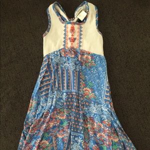 Girls mid length summer dress